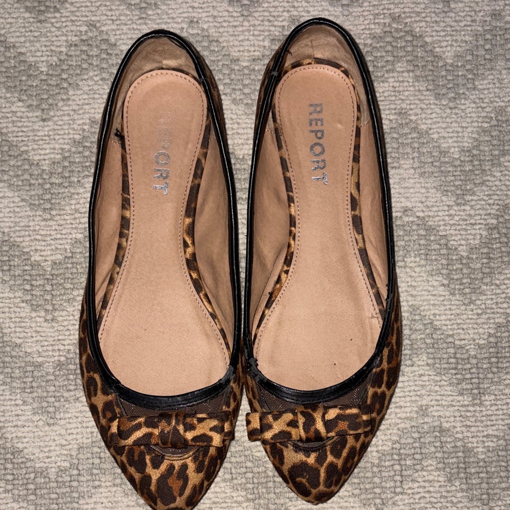 Report Leopard Print Women's Flats
